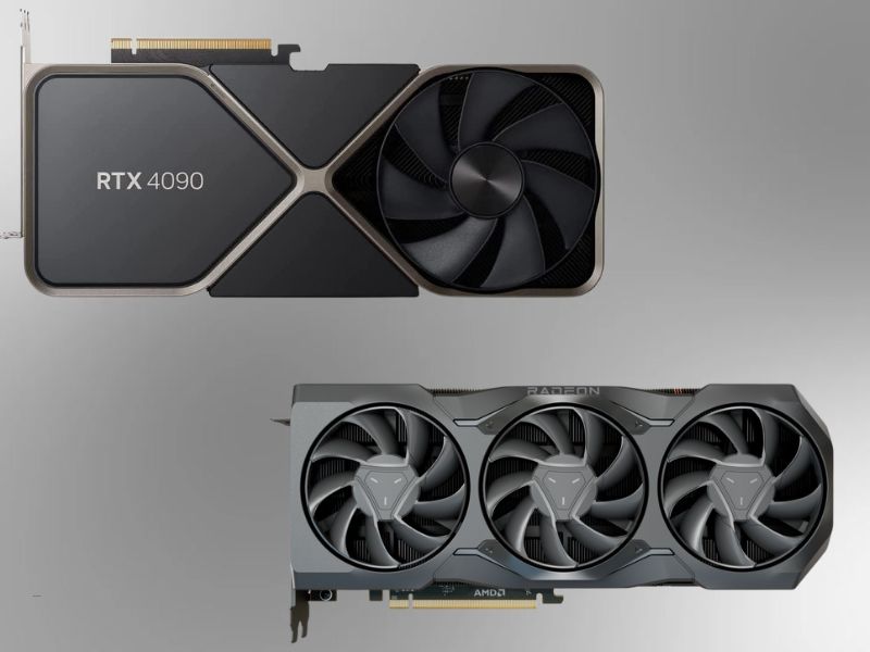 RX 7900 XTX i RTX 4090 grafička kartica